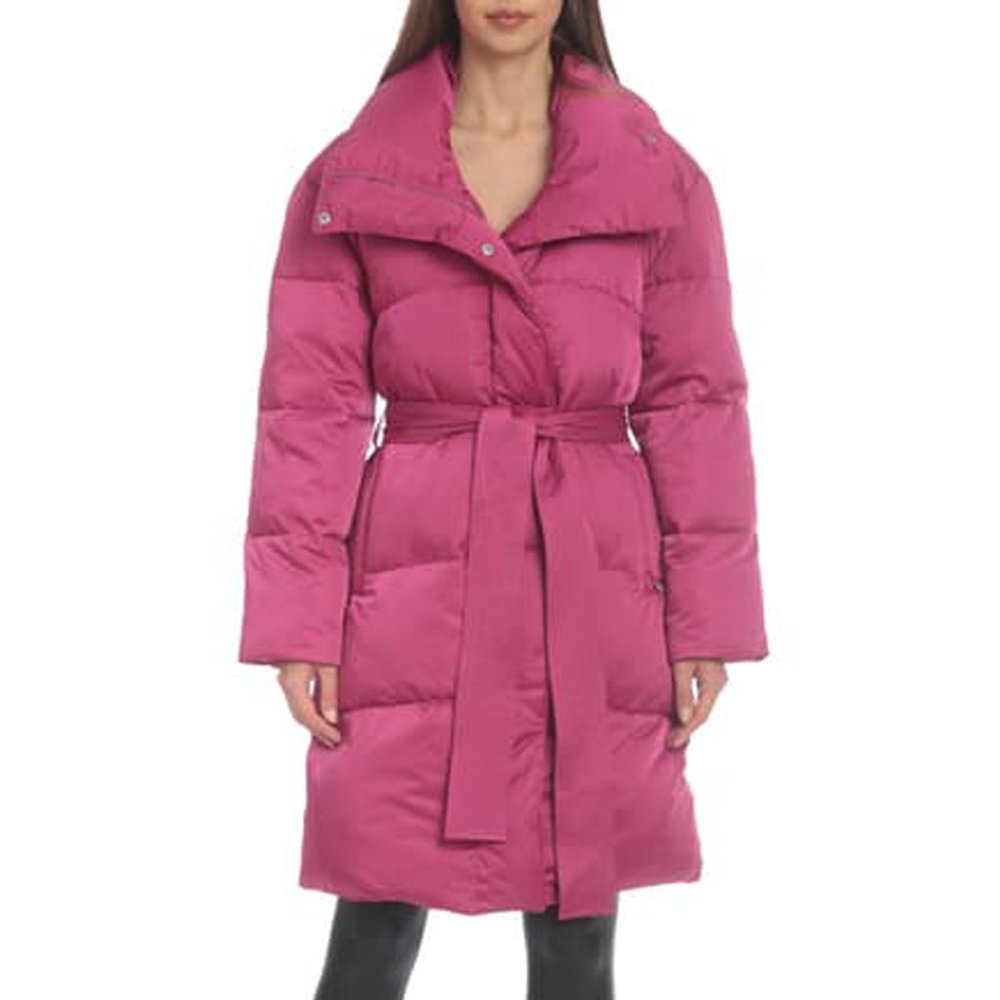 AVEC LES FILLES  Water-Resistant Belted Puffer NWT